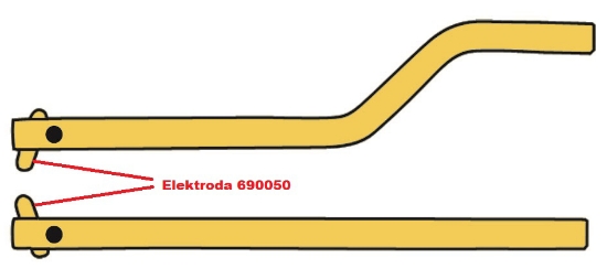 Obrázok z Elektróda pre čelusti XA8 Telwin 690050